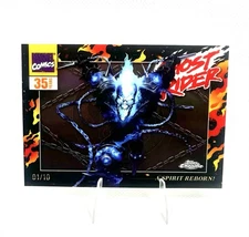 2025 Marvel Chrome 35 Years of Ghost Rider Shadowbox Black 1/10 ALPHA!