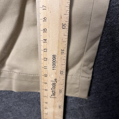Pantalone chino Banana Republic slim core temp uomo 36x34 elasticizzato kaki NUOVO preppy - Foto 9 di 9