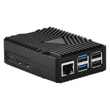 Metal Case for Raspberry Pi 5, Heavy Duty Passive Aluminum Case Compitable wi...