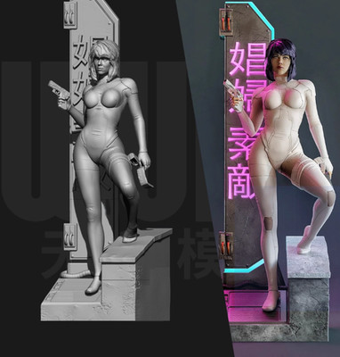 1/24 Resin Female Warrior Fantasy Unpainted unassembled