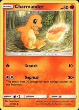 Charmander 11 Common SM Team Up 11/181 Fire Pokemon Card