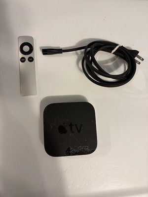 Apple TV (3rd Generation) Media Streamer A 1469 with remote and power cable