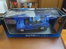 AUTOart 1/18 Mitsubishi Lancer Evolution VI Blue Model Car