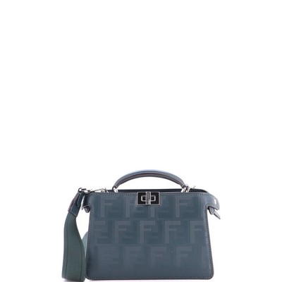 Fendi Peekaboo ISeeU XCross Bag Zucca Leather