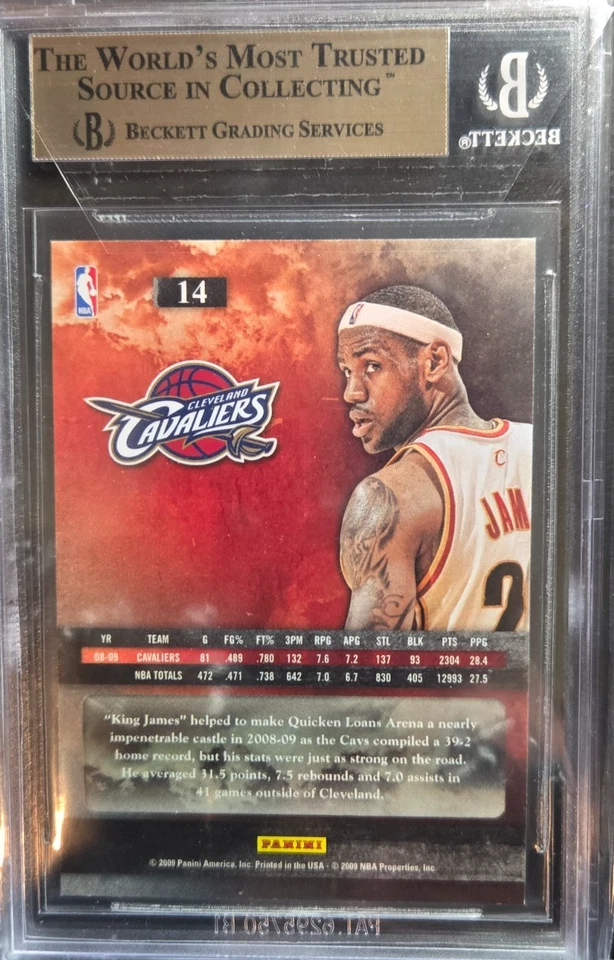 2009-10 Panini - La franquicia LeBron James #14 BGS 9,5 Foto 2 de 2