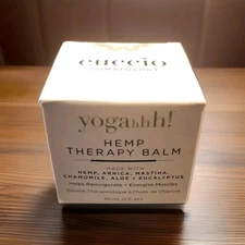 New Cuccio SOMATOLOGY yogahhh! Naturlé  Hemp Therapy Muscle Balm 2oz/60mL