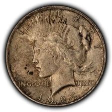 1924 $1 Silver Peace Dollar - New VAM Die Break Die Gouge Rays - SKU-D6772