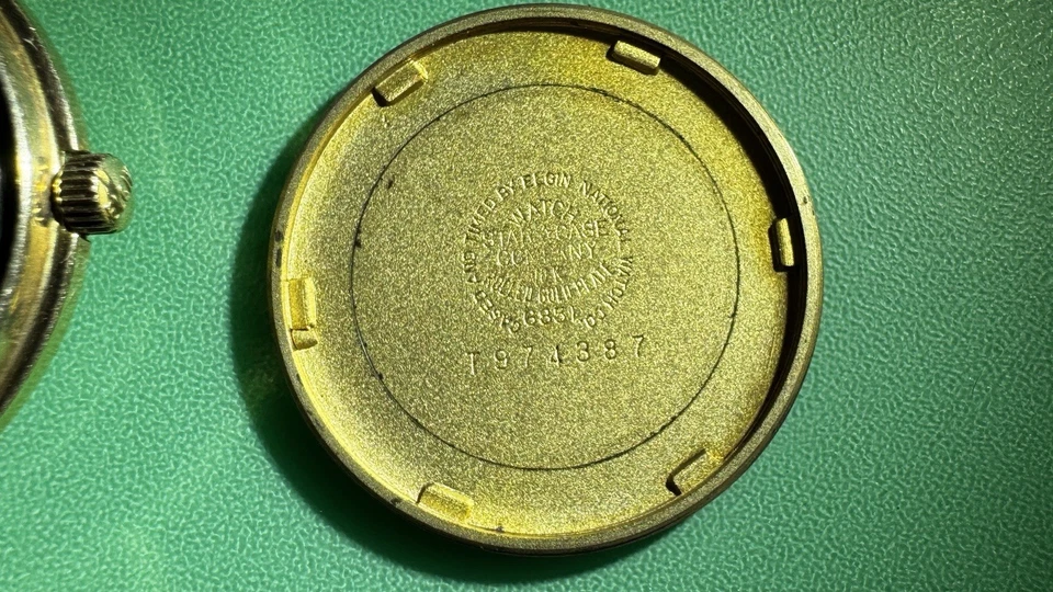 Elgin 27 Jewel 33mm 761 Movement Wrist Watch Automatic RUNS  - Image 4 of 4