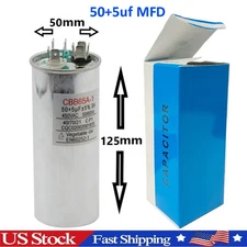 50+5 50/5 uF High Quality Dual Run Capacitor 370-440V 370V 440V VAC CBB65-R