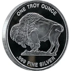 1 oz Silver Mason Mint Buffalo Round 999 1 Troy Ounce Fine Silver - In Stock