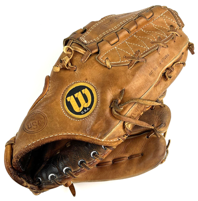 Vintage 1980s Wilson A2000 - L Baseball Glove Dual Hinge RH