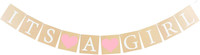 It's A Girl Banner Babyparty Deko FüR MäDchen Baby Shower Gender Reveal Party De