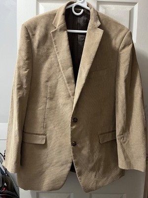 VTG Chaps est 1978 Corduroy Jacket/Blazer Elbow Patch 48L Cotton 2 Button Closer