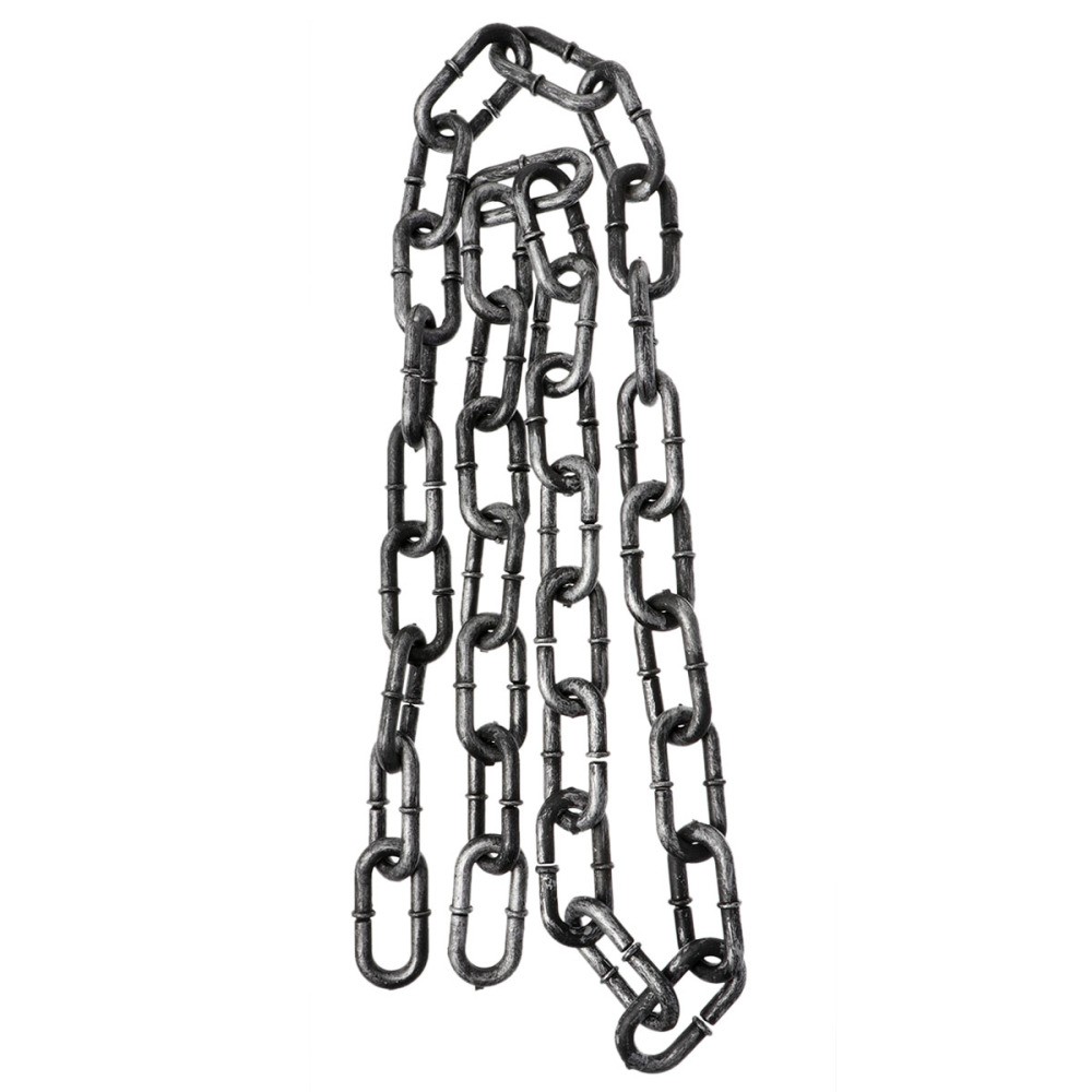 1pc Halloween Iron Chain Prop for Prisoner Costume Accessory