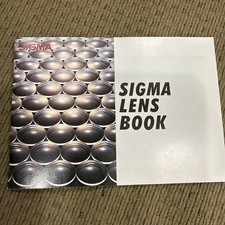 Vintage Sigma Lens 46 Page Book Booklet - MINT