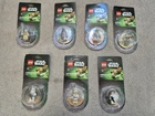 Star wars minifigure x7 magnets Han,Leia,luke, chewbacca,boba,ob1,s/trooper new