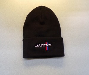 DATSUN Old Logo Embroidered Knit Beanie Hat Cap OSFA 510 210 NISMO JDM Z Car New
