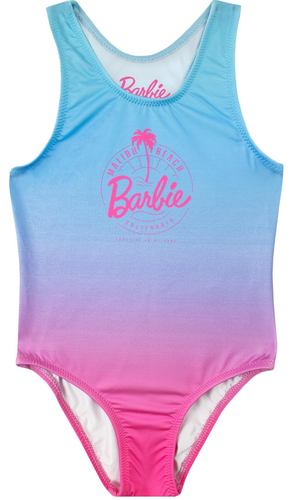 Barbie Girls Size 7 One Piece Swimsuit