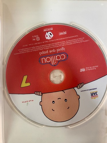 CAILLOU IGUAL QUE PAPA DVD - DIBUJOS PARA PINTAR CANCIONES ESPAÑOL PAL - Imagen 2 de 3