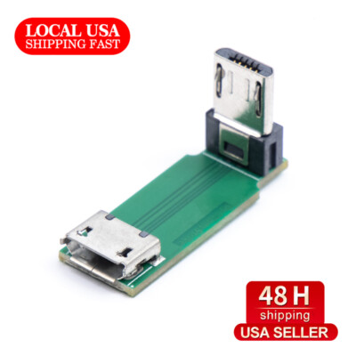 US STOCK iFlight 90 Degrees Right Angle Micro USB Adapter Board  Extension Board