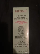 Rosemary Mint Scalp & Hair Strengthening Oil 2 oz /60ml .