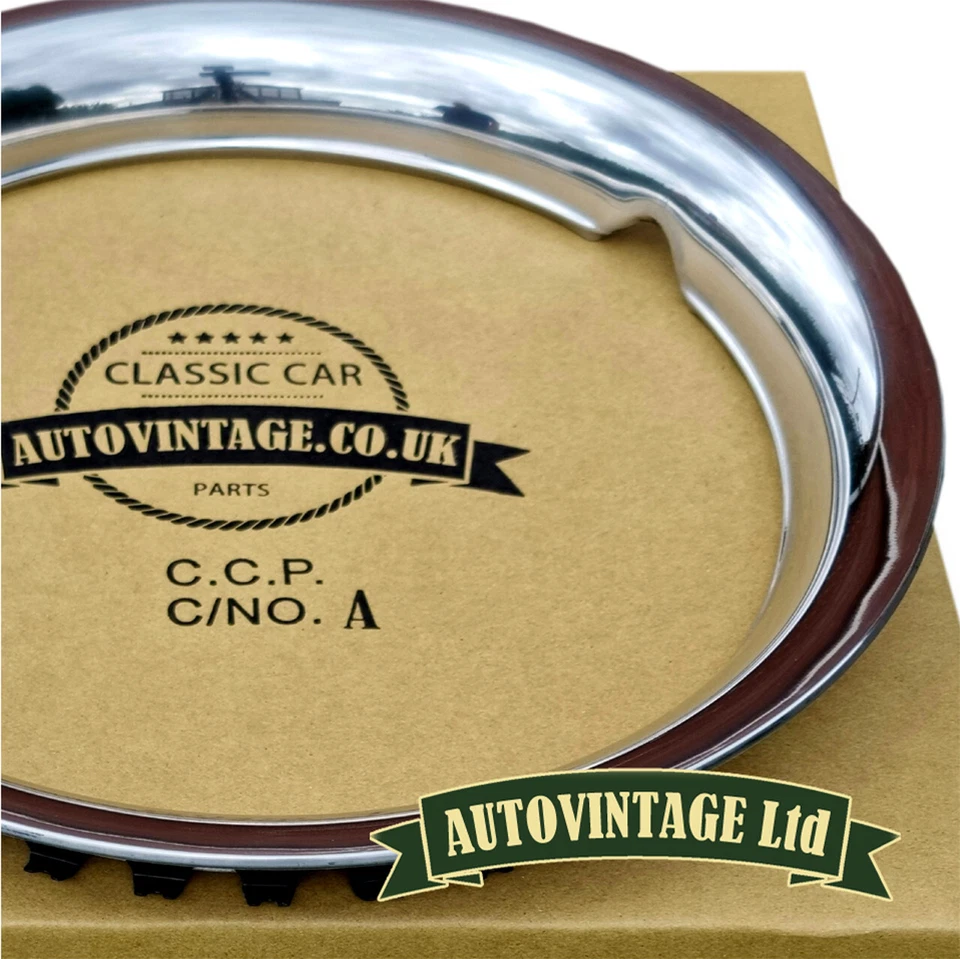 13" Stainless Steel Trim Rings Set of 4 – Mirror Polished – Rust-Free – Premium - Image 3 of 4