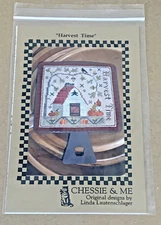 Chessie & Me "Harvest Time" Autumn Pumpkins Cross Stitch Pattern NIP