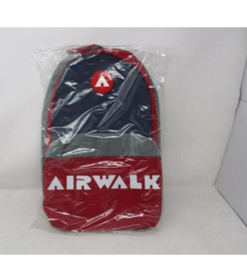 Airwalk Classic Backpack Red Grey Blue 17