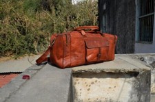 Herren Neu Overnight Leder Tasche Gepäck Wee...