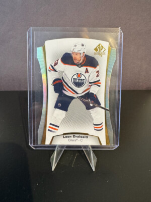 LEON DRAISAITL '21/22 SP Authentique carte DIE CUT #DC-21 EDMONTON OILERS