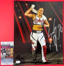 WWE NXT Shayna Baszler Signed 11x14 Photo G Autograph WrestleMania JSA COA