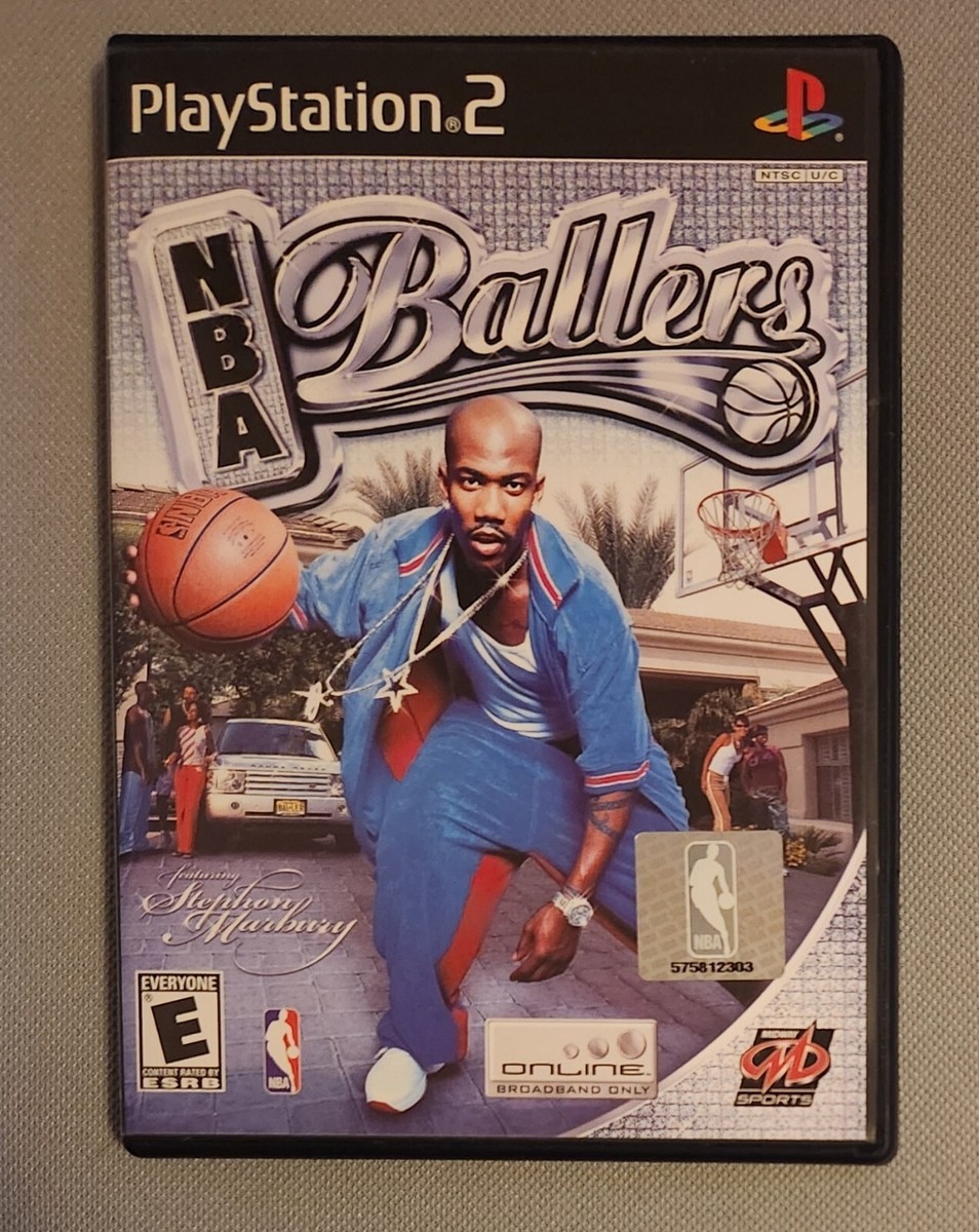 NBA Ballers - Sony PlayStation 2 - PS2 - Black Label