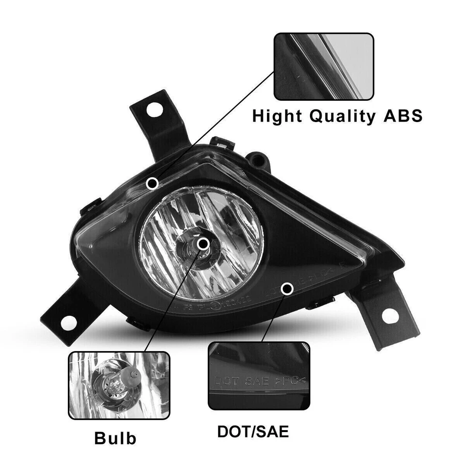 Faro antiniebla izquierdo para BMW 335D 323I 335I 328I 2009-2011 sedán/carro Foto 3 de 4
