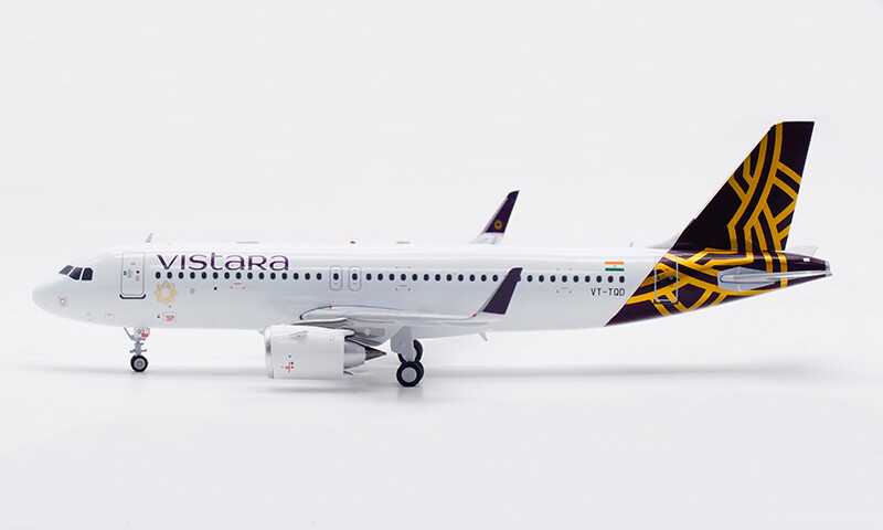 1:200 InFlight VISTARA AIRBUS A320NEO Passenger Airplane Diecast