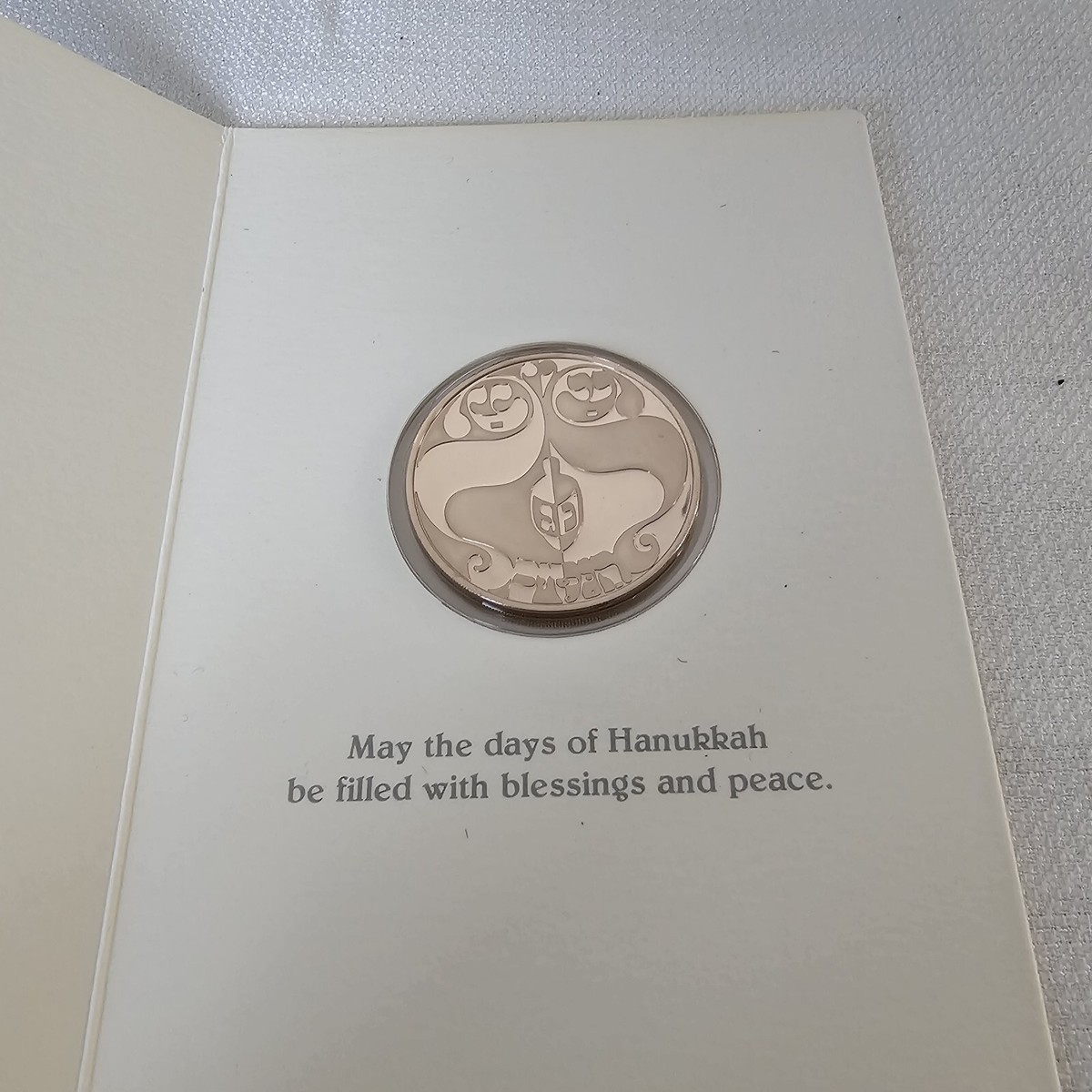 Vintage 1983 Franklin Mint Hanukkah Coin Festival Of Lights | eBay