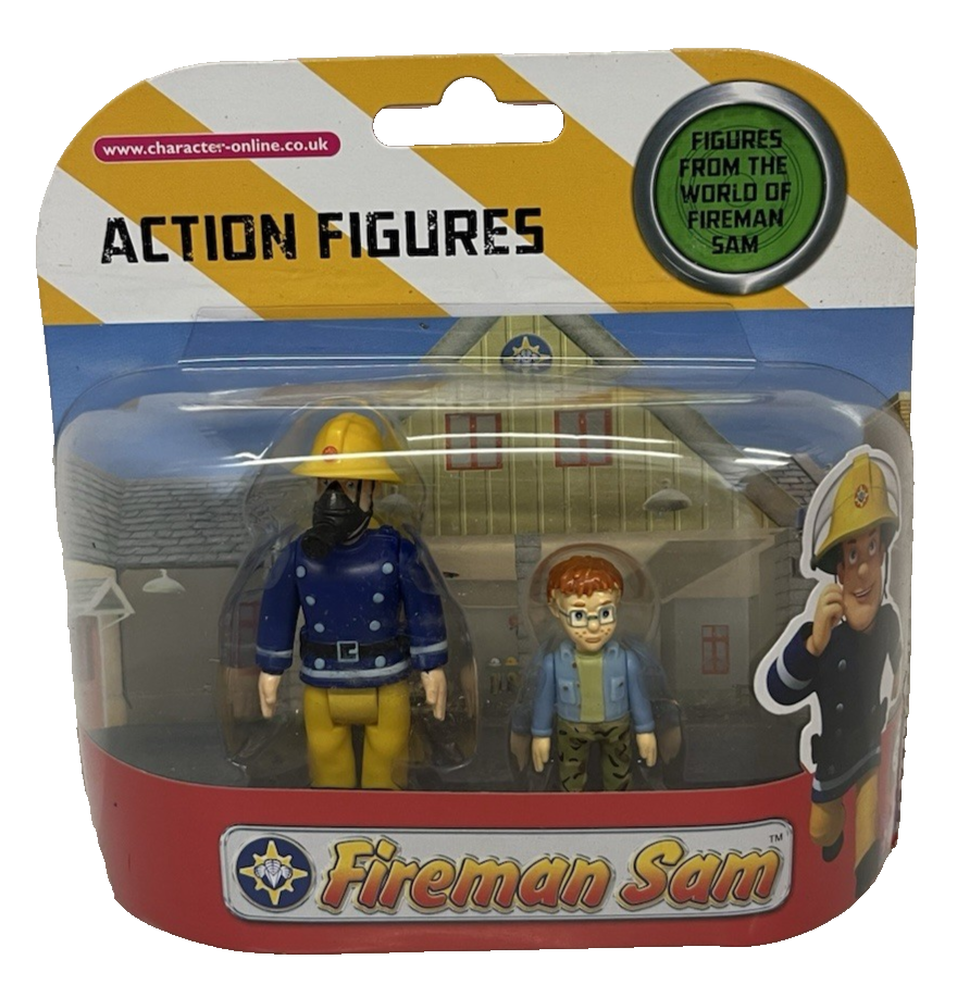 Fireman Sam 2 Figure Pack - Sam with Mask and Norman
