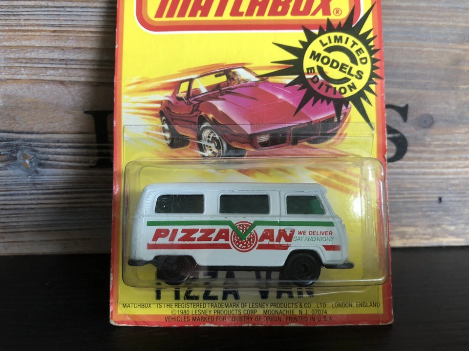 Matchbox Superfast no.23A-8.Rare Pizza Version Mint OVP never opened von 1980 - Bild 2 von 4