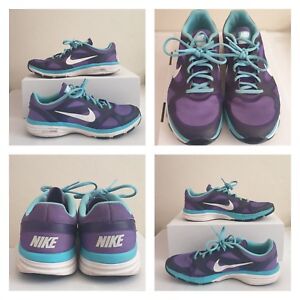 NIKE DUAL FUSION TR Womens US 8.5 Purple Training Athletic Shoes 443837 504  | eBay