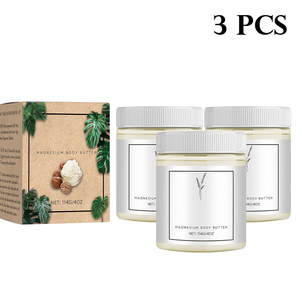 1/2/3X Mama-Bear Neuropathy Cream - 114g/4OZ Magnesium Butter