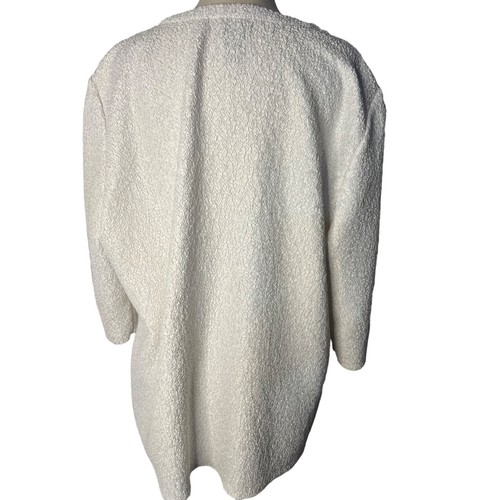 Travelers collection by Chicos 3P/US-LP16-18 White Cardigan Shacket Open Front - Picture 6 of 16