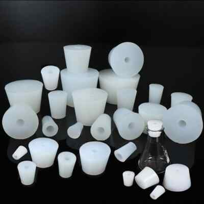 Gummiflaschenstopfen Silikonstecker mit Loch der Luftschleuse Ventil Bubbler Wein brauen