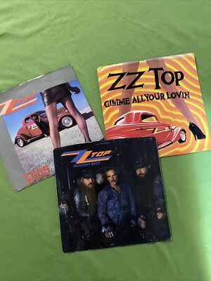 ZZ Top   - 3 -45 Record Lot - Pic Sleeves - VG