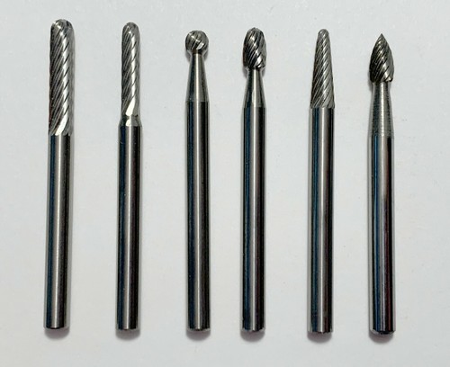 6 PIECE SET DREMEL TUNGSTEN CARBIDE 