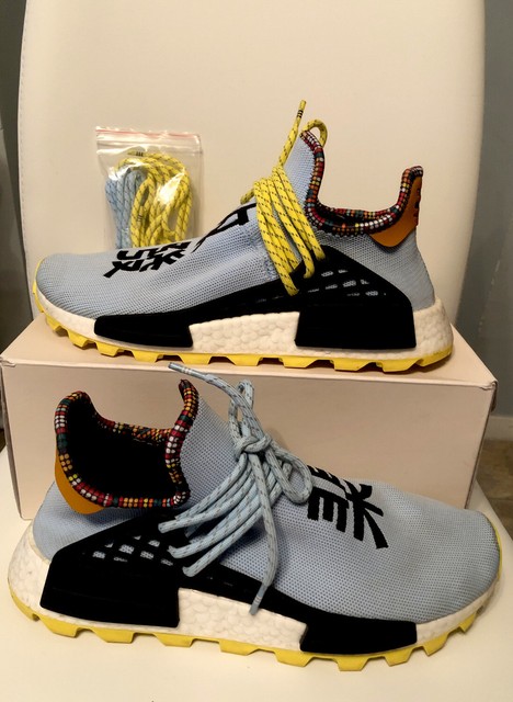human race shoes yellow