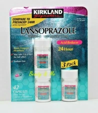 Kirkland Signature Lansoprazole 15 mg. Acid Reducer, 42 Capsules