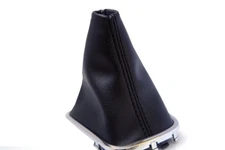 Automatic Shift Boot Leather Synthetic for Kia Forte 10-13 Black