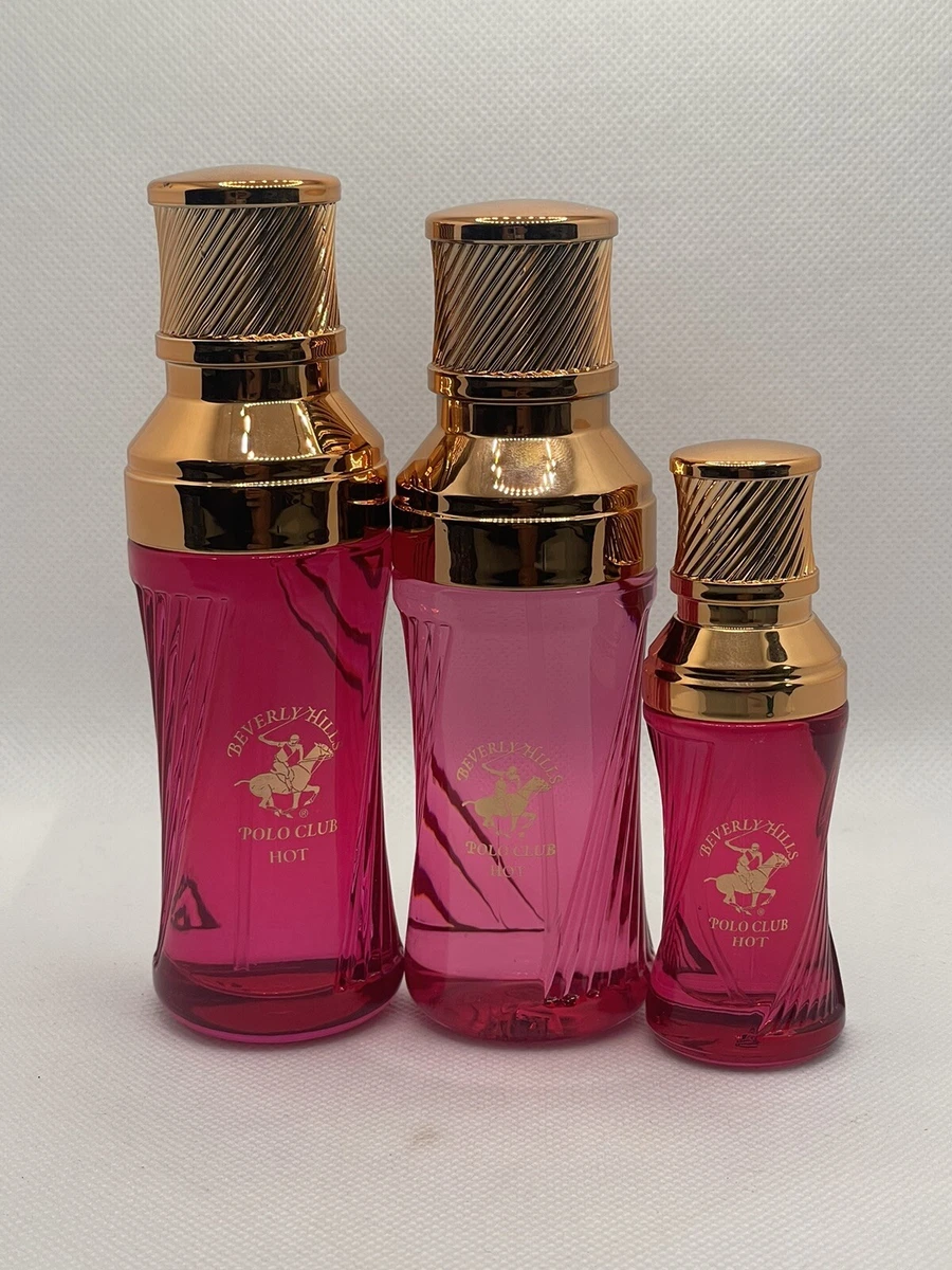LOT of 3 Beverly Hills Polo Club HOT perfume womens her 2.5 oz