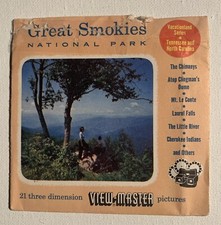 View-Master GREAT SMOKY MOUNTAINS NAT'L PARK - A889 - 3 Reel Set V2 