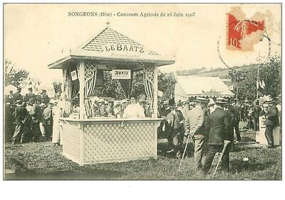 60.SONGEONS.n°186.CONCOURS Landwirtschaftliches Du 16 Juni 1907.LE Baatz