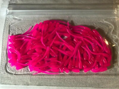 Soft Plastic Baits - Crappie - Panfish - Scented - 100 Count 1-1/8'' Ice Wiggler
